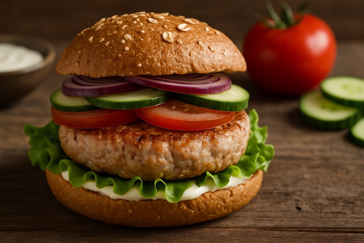 Fit burgery z indyka